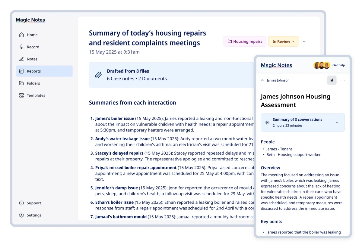 Hit record. Capture every detail in seconds.